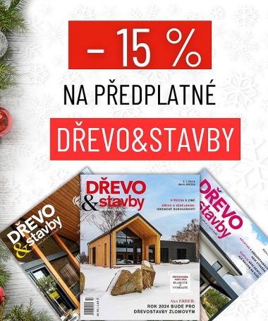 Předplatné časopisu DŘEVO&stavby