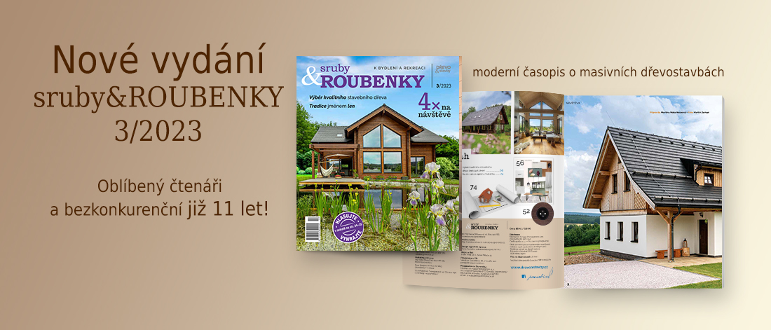 Drevoastavby, Časopis sruby&ROUBENKY 2/2022