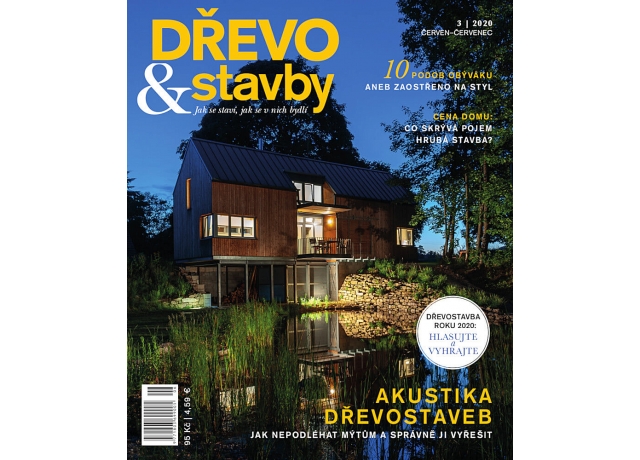 Časopis DŘEVO&stavby 3/2020 - inspirace ze světa moderních dřevostaveb