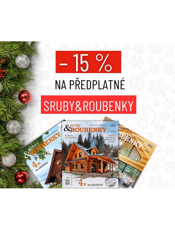 Předplatné časopisu sruby&ROUBENKY