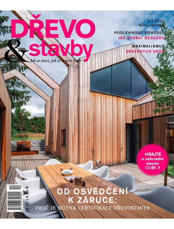Časopis DŘEVO&stavby 5/2021 - inspirace ze světa moderních dřevostaveb