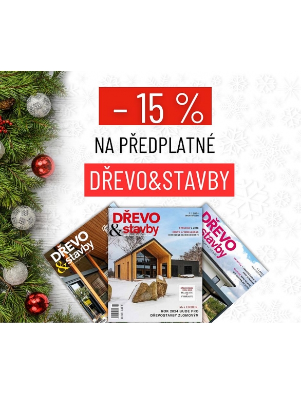 Předplatné časopisu DŘEVO&stavby