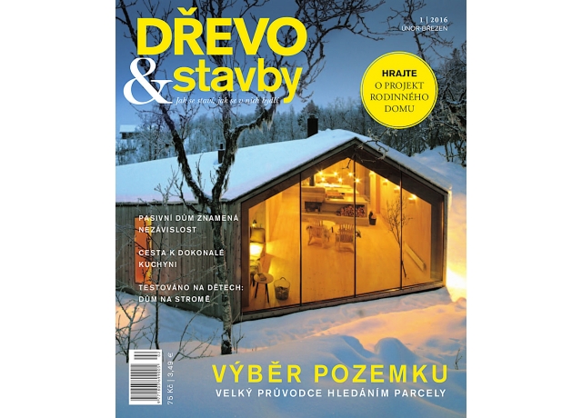 Časopis DŘEVO&stavby 1/2016 - inspirace ze světa moderních dřevostaveb